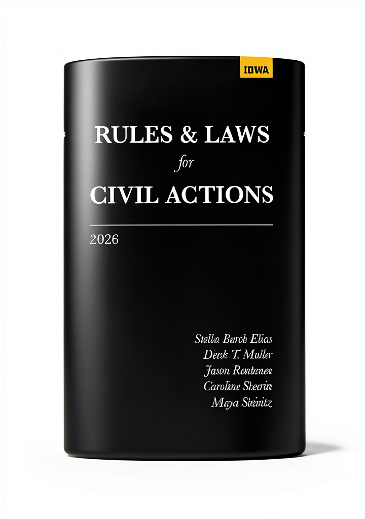 'Kindle book cover showing litigation and civil law themes'