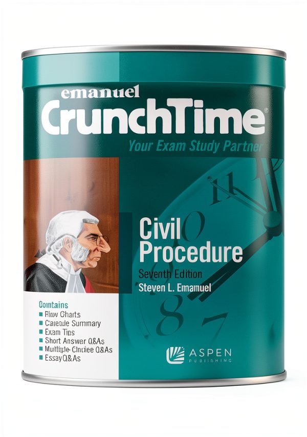 Aspen Publishing Civil Law Procedure Emanuel CrunchTime-0
