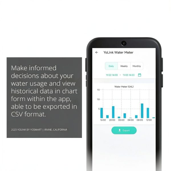 YoLink Smart Water Leak Detector App Control Valve Shut Off-3