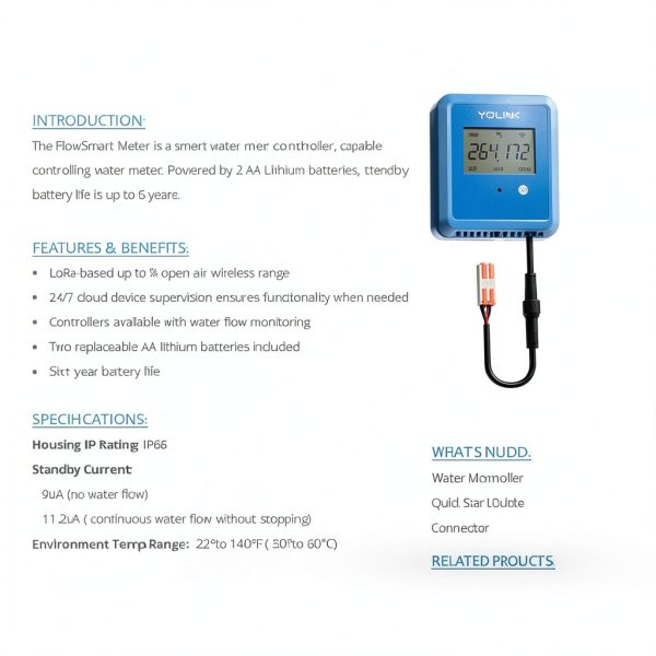 YoLink Smart Water Leak Detector App Control Valve Shut Off-6