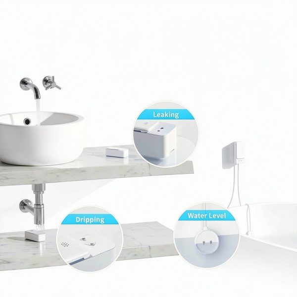 Wonderlabs Water Leak Detector White Model W4402-3