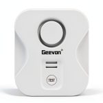 Geevon Water Leak Detector Alarm 100dB Battery Operated Floor Mount-0