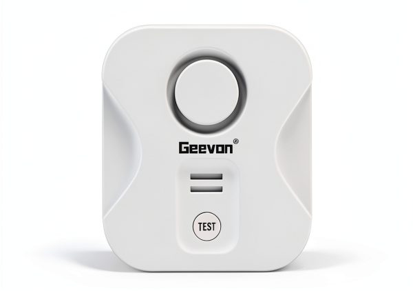 Geevon Water Leak Detector Alarm 100dB Battery Operated Floor Mount-0