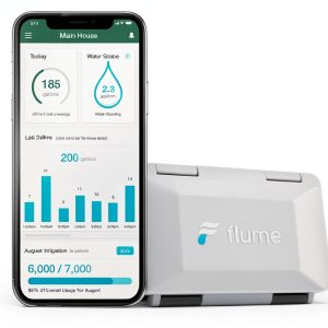 Smart Water Meter Flume F2000 Voice-Controlled Tabletop Monitor-0