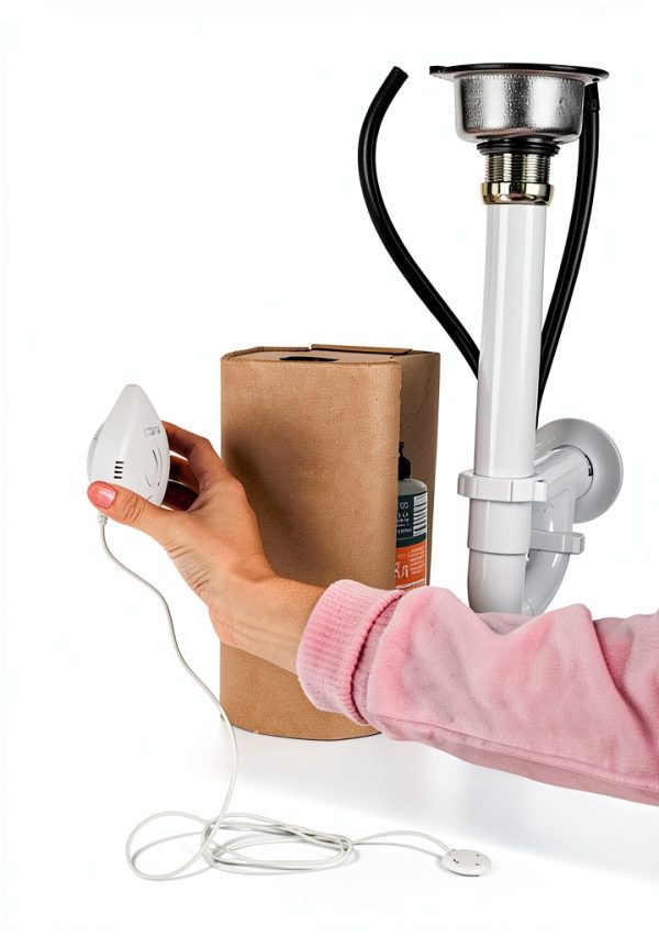 Moen Smart Leak Detector White 3 Sensor Kit with 48 Inch Remote Cable-9