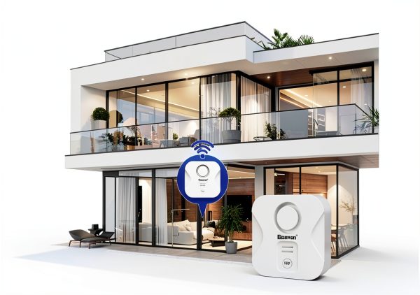 Geevon Water Leak Detector Alarm 100dB Battery Operated Floor Mount-8