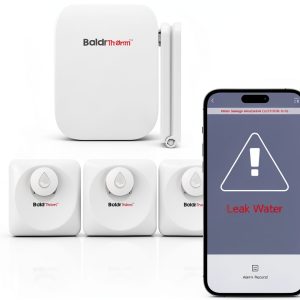 Water Leak Detector BALDR with 100dB Siren, App & Email Alerts-0