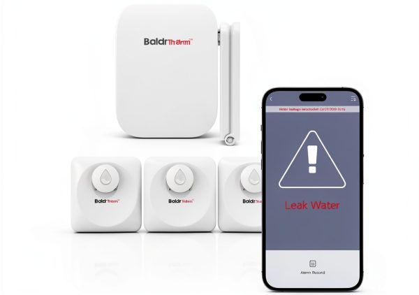 Water Leak Detector BALDR with 100dB Siren, App & Email Alerts-0