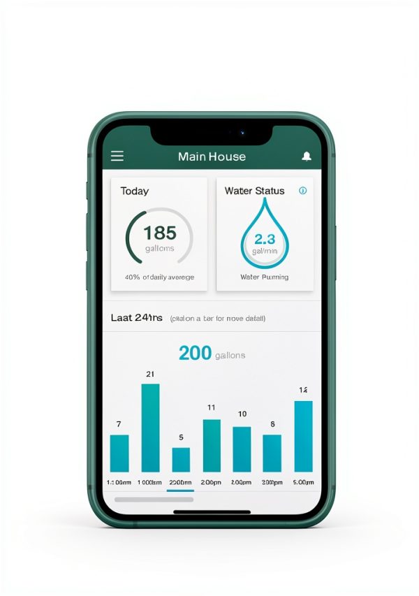 Smart Water Meter Flume F2000 Voice-Controlled Tabletop Monitor-2