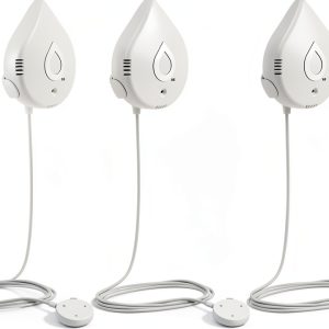 Moen Smart Leak Detector White 3 Sensor Kit with 48 Inch Remote Cable-0