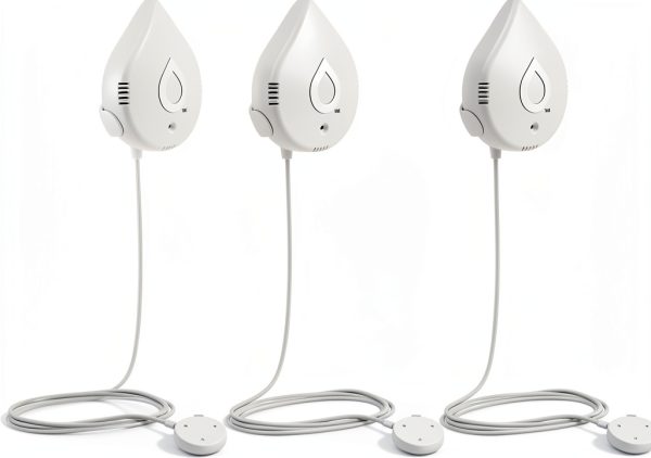 Moen Smart Leak Detector White 3 Sensor Kit with 48 Inch Remote Cable-0
