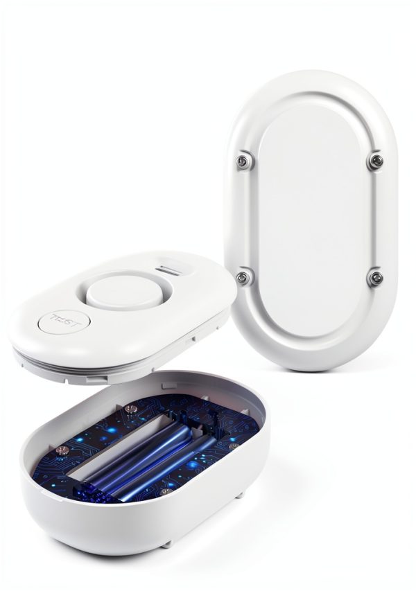 METAK Water Leak Detector 6 Sensor + 1 Gateway White Wi‑Fi System-1