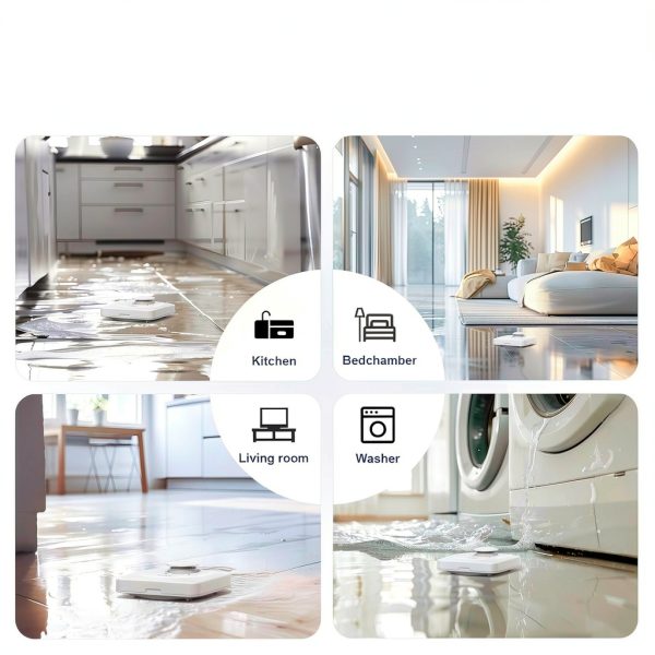 Water Leak Detector BALDR with 100dB Siren, App & Email Alerts-8