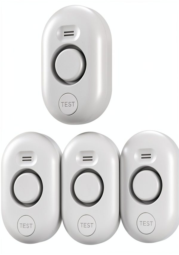 Water Leak Detector METAK 5 Sensors White ABS Mini Alarm-0
