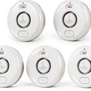 Water Leak Detector RUIKORING WD70x5 5‑Sensor Set 120dB Alarm-0