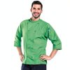 Uncommon Threads Unisex Epic 3/4 Sleeve Buttoned Chef Shirt with Vents-4