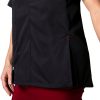 Chef Works Women's Arcadia Chef Coat - Grey Stretch Fabric, Raglan-3