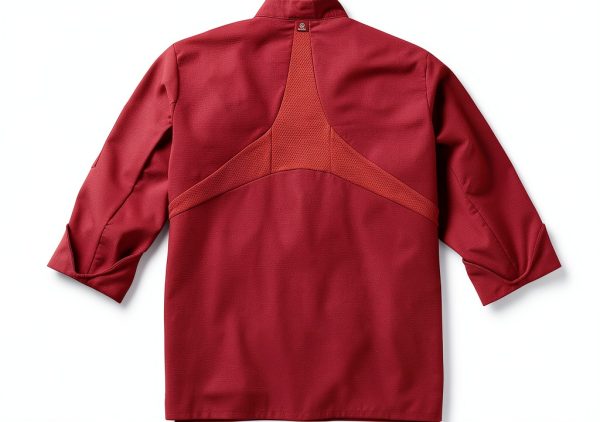 Red Kap womens Long Sleeve Ten Button Chef Coat With Mimix and Oilblok-1