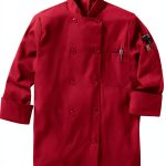 Red Kap womens Long Sleeve Ten Button Chef Coat With Mimix and Oilblok-0