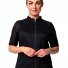 Chef Works Women's Arcadia Chef Coat - Grey Stretch Fabric, Raglan-0