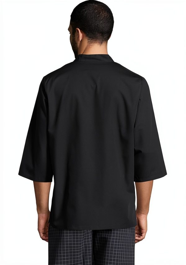 Uncommon Threads Unisex Epic 3/4 Sleeve Buttoned Chef Shirt with Vents-1